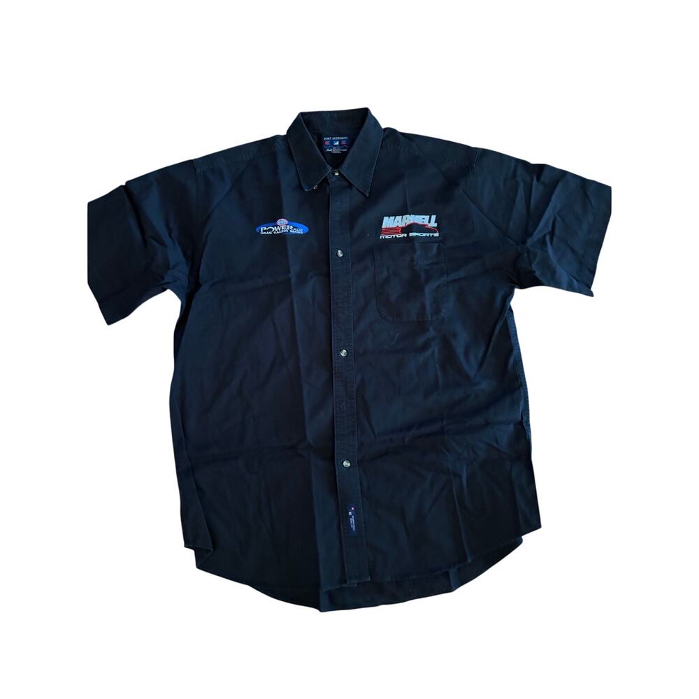 Marnell Motor Ports button up short sleeve-NOS- Size XL- NWOT